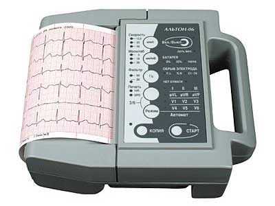 Портативный 6-канальный электрокардиограф «Альтон-06»